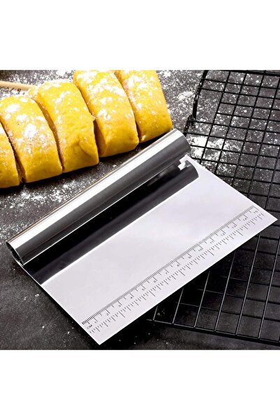 eneci METAL HAMUR KESİCİ SIYIRICI DİLİMLEYİCİ PASLANMAZ ÇELİK CETVEL, ÖLÇÜ ŞEMALI PORSİYONLAYICI APARAT