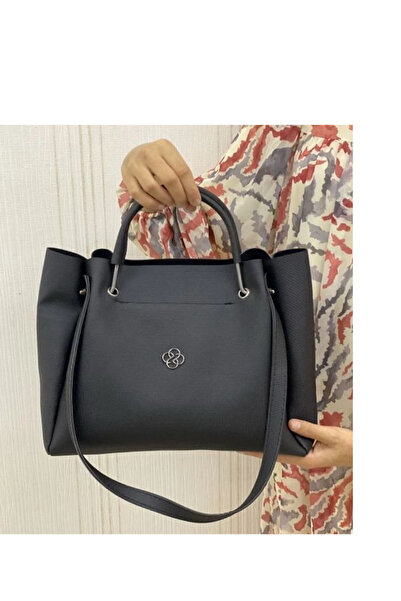 DEZ STORE Kadın Büyük Omuz ve El Çantası – Çift Kullanımlı Deri Model
