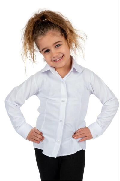 RAPAPA Girl's Long Sleeve Solid Color Shirt 7985B