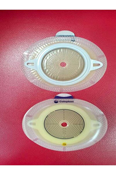 Coloplast Taban Plakası Ostomi Adaptörü Şeffaf 70 mm ( 60 mm Kesilebilir ) 10...