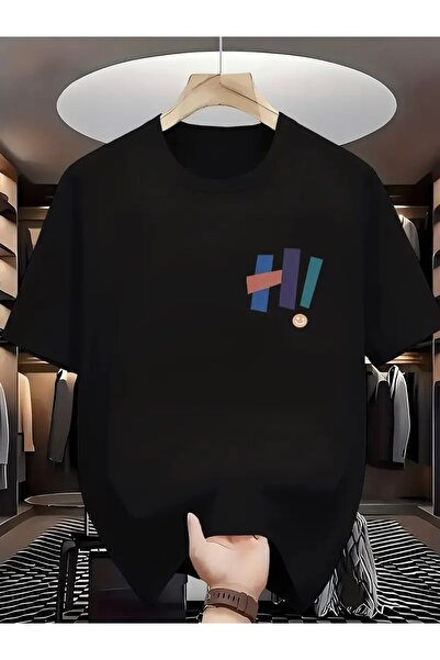 Deocept تي شيرت مطبوع برقبة دائرية كبيرة الحجم من HI DESIGN