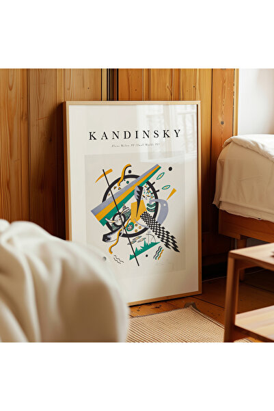 ARTHOUSECOLLECTIVE Poster Kandinsky - Artă modernă geometrică - Poster fără cadru în dimensiunile picturii