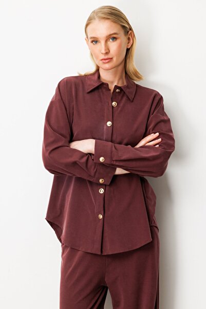 ON Off Shoulder Long Shirt