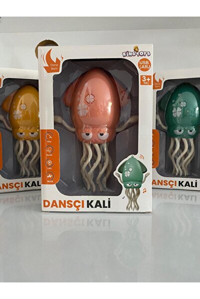 Dans Eden ve Sürünerek İleri Geri Hareket Eden Sesi Açılıp Kapanan Işıklı ve Şarjlı AHTAPOT