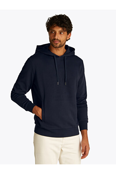 Tommy Hilfiger Women Desert Sky Logo Embossed Long Sleeves Hoodie