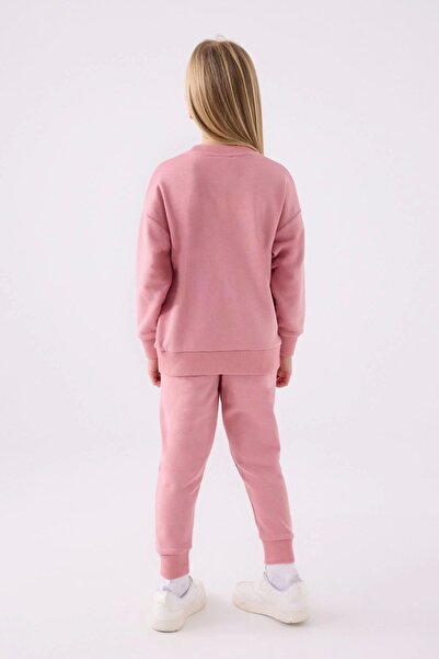 U.S. Polo Assn. KIZ GARSON EŞOFMAN TAKIMI - RETRO PEMBE