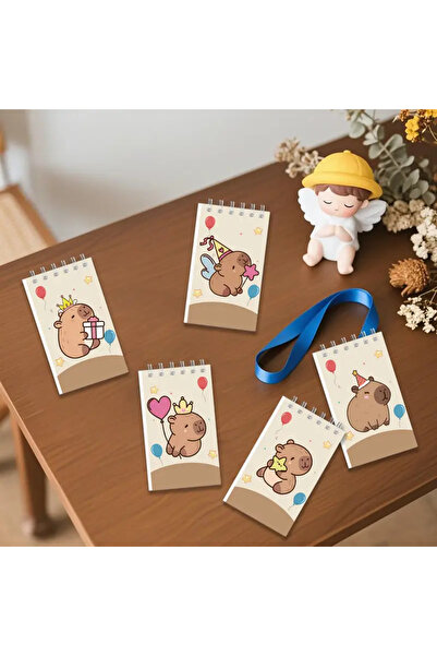 skoofed 2'li Kapibara Not Defteri - Çizgisiz Not Defteri - Çocuk Not Defteri