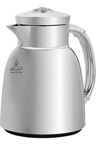 rexa thermos, 650 ml, glass inner container, plastic outer shell - silver