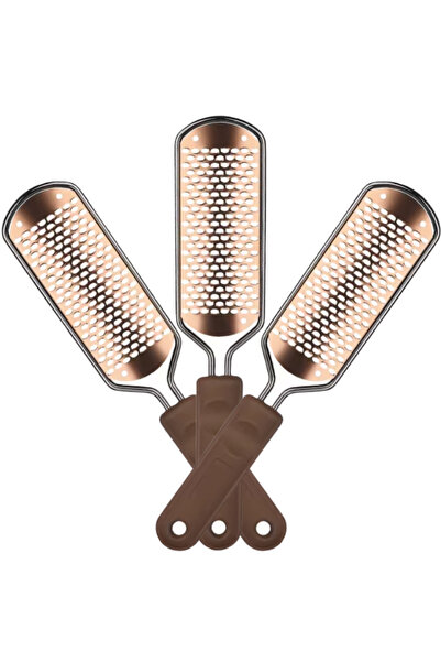 TrioStore Set 3 Pile Metalice Profesionale pentru Talpi si Calcaie, Inox, Mar...