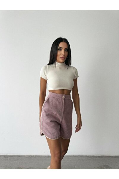 Genel Markalar KAŞE KISA ŞORT - Gül Kurusu