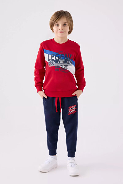 ROLY POLY طقم رياضي للأولاد - أحمر