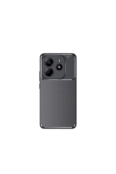 tekno grup Xiaomi Redmi Note 14 4g Case Carbon Patterned Lux  Silicone with C...