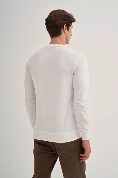 Cazador Crew Neck Ecru Men's Sweatshirt 56100