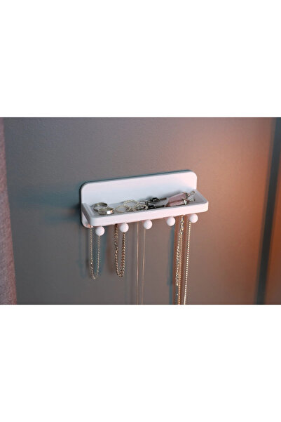 SORA DESIGN Επιτοίχια θήκη οργάνωσης κοσμημάτων και κολιέ – Ράφι κοσμημάτων μ...