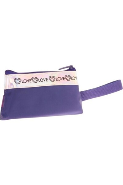 KAUKKO Mirror Wallet Type Μονόχωρο Σχολικό Μολυβοθήκη για κορίτσια - Navy Blu...