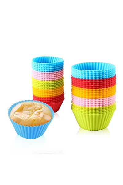 MİMOZA PARK 12 قالب كب كيك صغير من السيليكون