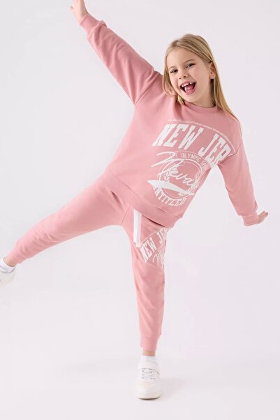 ROLY POLY Girl's tracksuit - retro pink