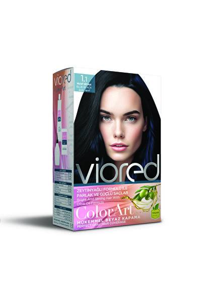 viored ColorArt Set Boya 1.1 Mavi Siyah