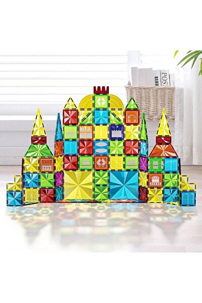 Colorland Xinbida Construction Magical Blocks 115-Piece Set X2208 – STEM Magnetic Tiles for Ages 3+