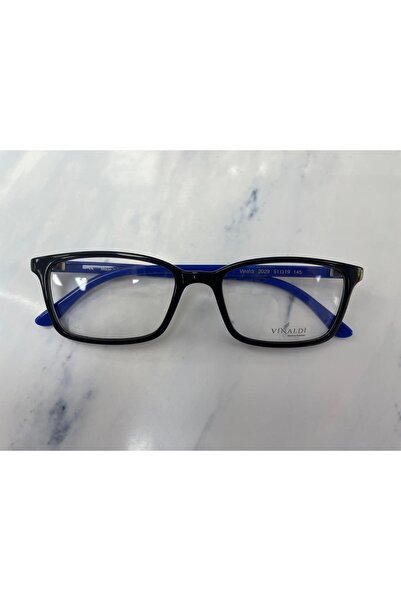 Vinaldi Vi 2029 C.0106 51 Unisex Blue Light Protection Screen Glasses (Black/Blue Handle)