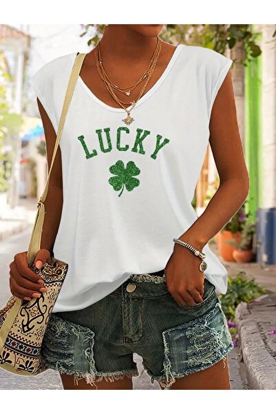 Deocept LUCKY CLARIM PRINTED ΓΥΝΑΙΚΕΙΟ ΑΜΠΡΑ ΑΜΠΡΑ ΜΕΓΕΘΟΣ