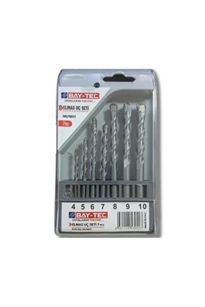 Genel Markalar Bay-Tec 7 Parça Elmas Matkap Uç Seti MU1801