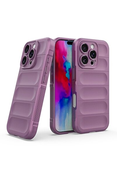 Petite Tuds High Protection Case for iPhone 16 Pro Max, Tuds Grip, P32, Thermoresistant plastic, Berry Purple
