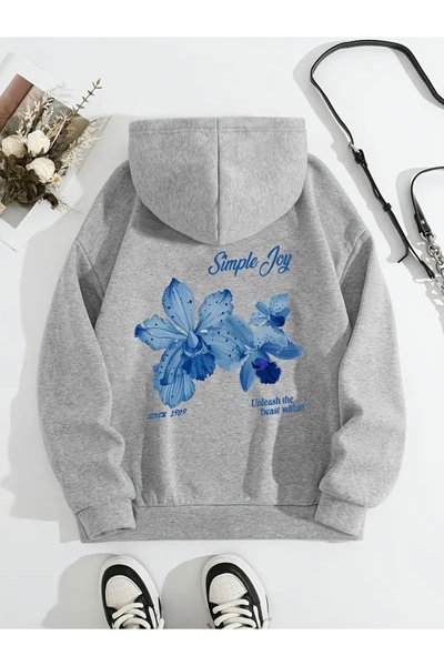 Deocept ΦΟΥΤΕΡΦΟΥΤΕΡ UNISEX ΜΕ ΚΑΠΟΥΝΤΣΑ ΜΕ ΣΙΜΠΛΕΔΑΙ ΛΟΥΛΟΥΔΙΑ