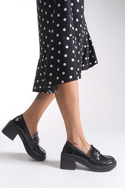 Riccon Дамски мокасини 00120204 Черни Rugan