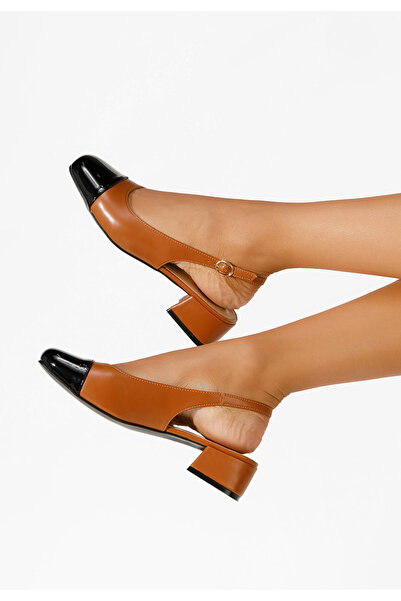 B T Shoes Γόβες slingback Charissa ταμπά