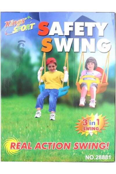 KINGS SPORT Real Action Swing Set for Unisex, 3-6 Years, 28881