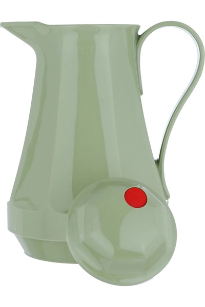 ROTPUNKT thermos, 1 liter, glass inner container, plastic outer shell