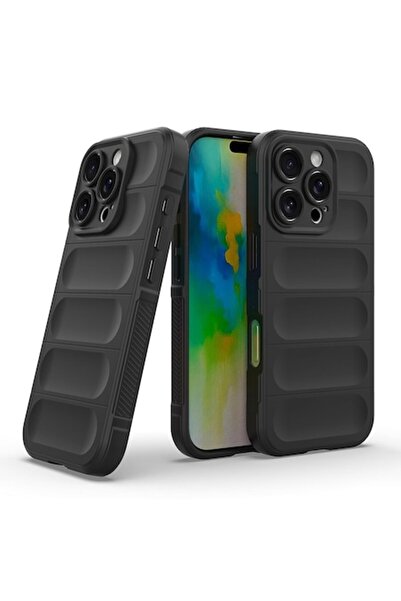 Techsuit Carcasă pentru iPhone 16 Pro Max, M59, Poliuretan, Negru