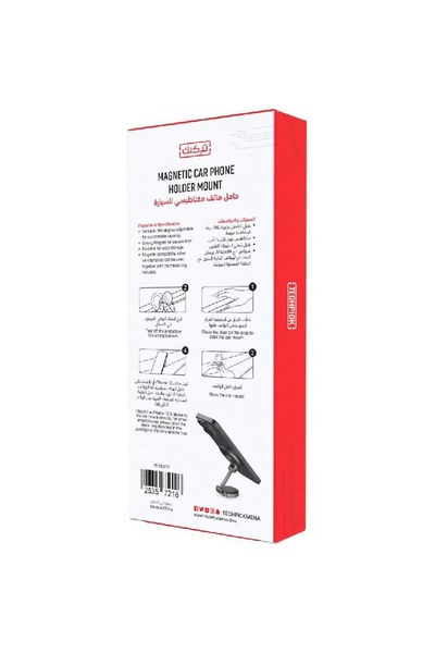 TECH PICK Techpick Magnetic 360 Degrees Adjustable Car Mount Smartphone Car Accessory