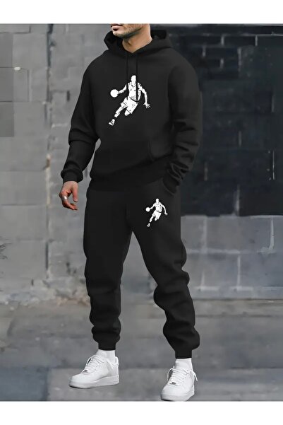 Deocept ΜΠΑΣΚΕΤ ΜΠΑΣΚΕΤ ΣΕΤ ΓΥΝΑΙΚΕΙΟ/ΑΝΔΡΙΚΟ ΦΟΡΜΑ ΜΕ ΚΑΠΟΥΝΤΟ OVERSIZE ΚΑΤΩ/ΕΠΙΣΤΡΩΜΑ