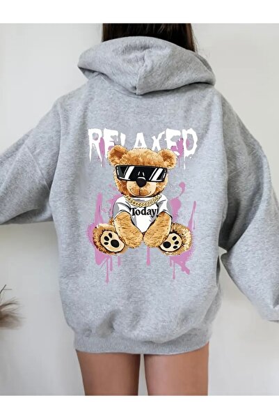 Deocept ΦΟύτερ RELAXED BEAR PRINTED OVERSIZE UNISEX