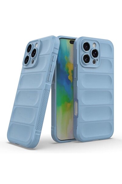 Techsuit Калъф за iPhone 16 Pro Max (полиуретан, син)