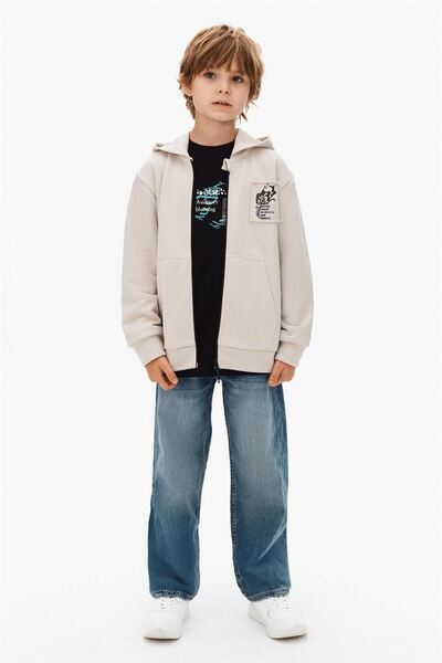 nk kids Boy's Sweatshirt Gray 8-14 Years 49307