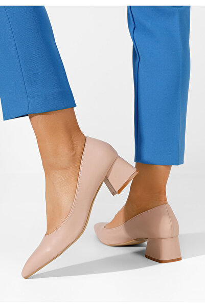 B T Shoes Pantofi cu toc Alleva nude