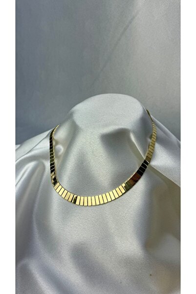 Yamaner Kuyumculuk Aynalı Yılan Altın Model Zincir Kolye