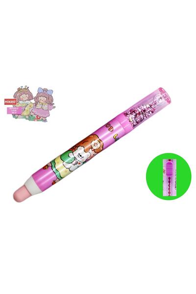 Mikro Keep Happines Uzun Sürgülü Silgi Simli (ER-4584) 1 Adet