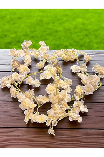 Happyland Yapay Çiçek Bahar Dalı Sarmaşık Sarkıt Sarı Renk 180 cm Dekor Çiçek...