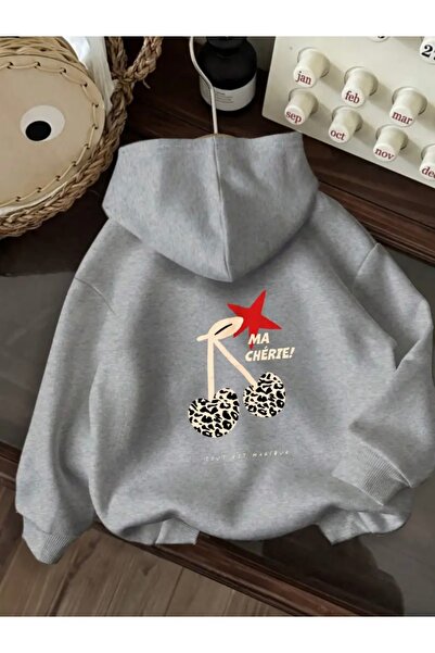 Deocept MA CHERİE SWEATSHIRT UNISEX SUPRA-MĂRIME IMPRIMAT