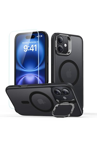 Velo Carcasă compatibilă pentru iPhone 16 + Protector de ecran, Ergonomică P3...