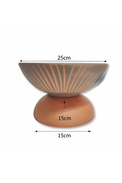 çömlek diyarı Rustic Large Bowl with Legs