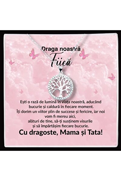 OEM Personalized Gift for Daughter - Tree of Life Pendant Necklace 925 Sterling Silver