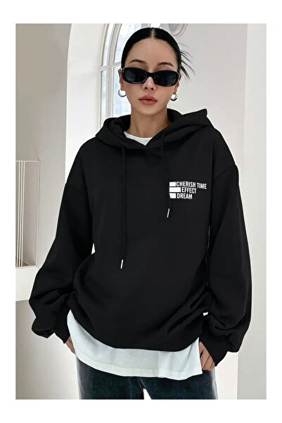 mercoledi سويت شيرت بقلنسوة للجنسين للنساء/الرجال مطبوع من الأمام والخلف من C...