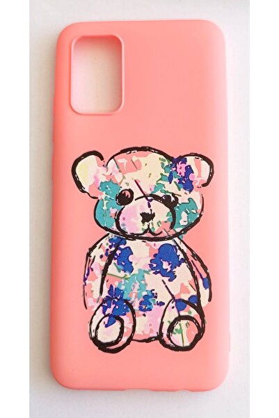 Karışık حافظة سيليكون ناعمة متوافقة مع هاتف سامسونج جالاكسي A02S باللون الوردي