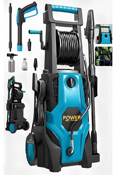 POWER BLACK ULTRA GÜÇLÜ LÜKS 180 BAR İNDİKSİYON MOTORLU ELEKTİRİKLİ ARAÇ YIKAMA
