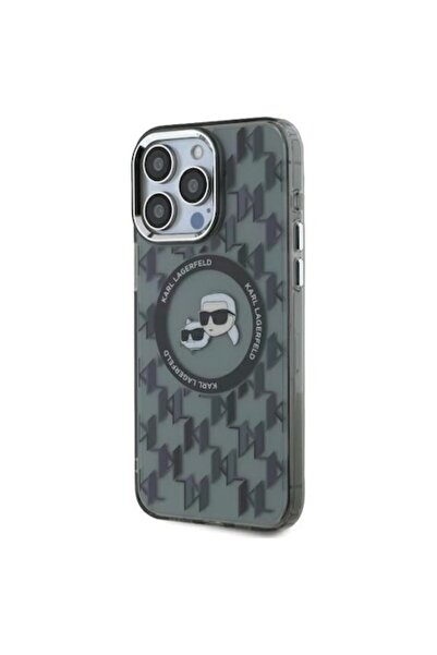 Karl Lagerfeld Sleek Defense P2434 Monogram Plastic Case for iPhone 16 Pro